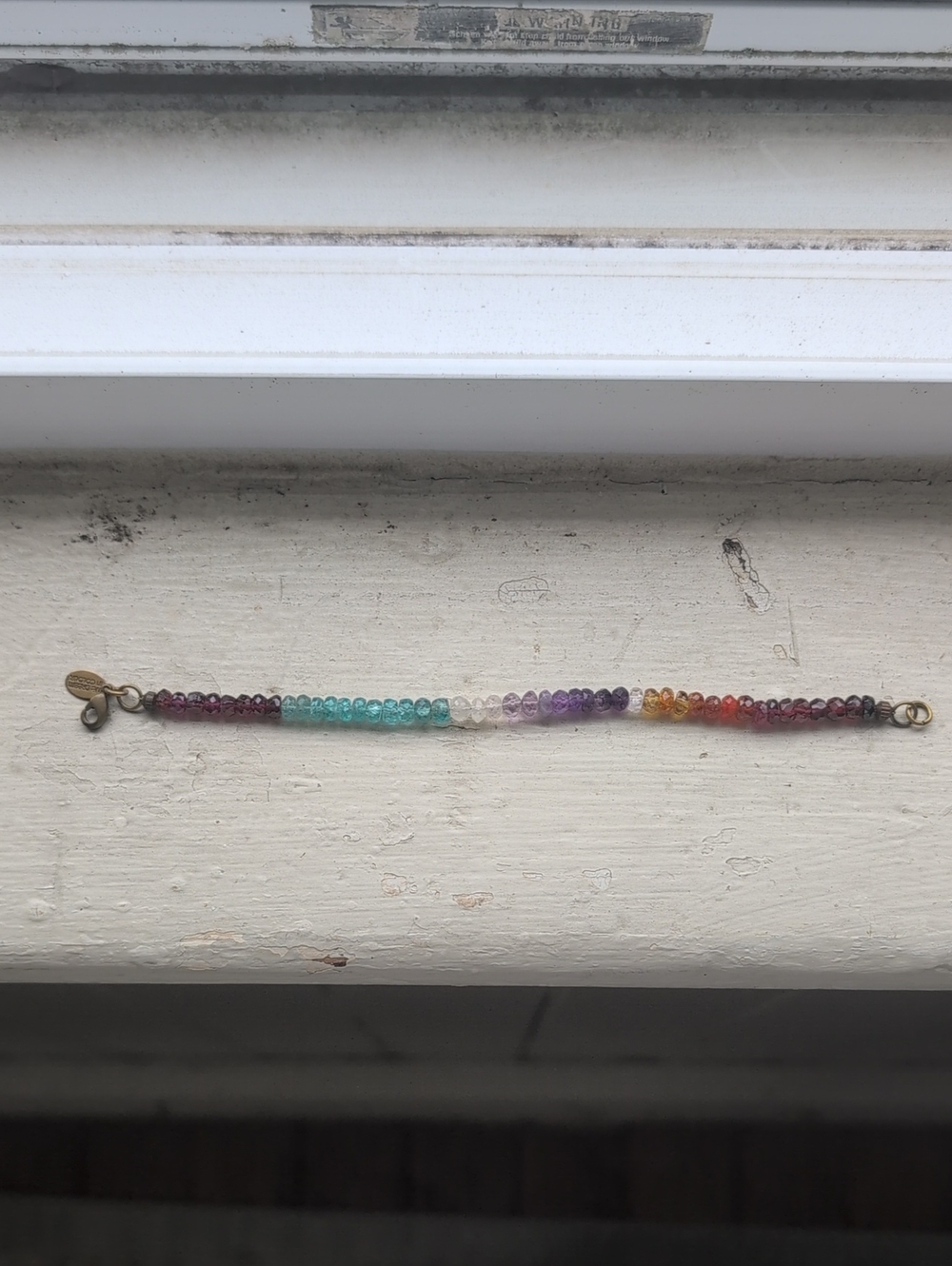 We Dream in Color Faceted Gemstone Bracelet